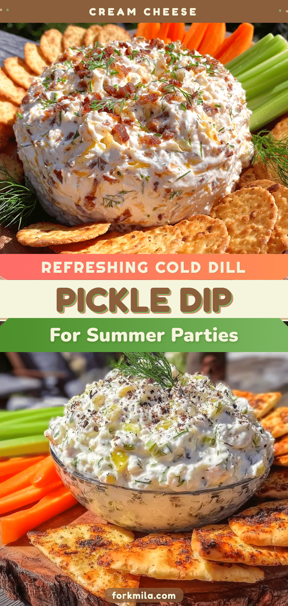cold dill pickle cream cheese dip recipe