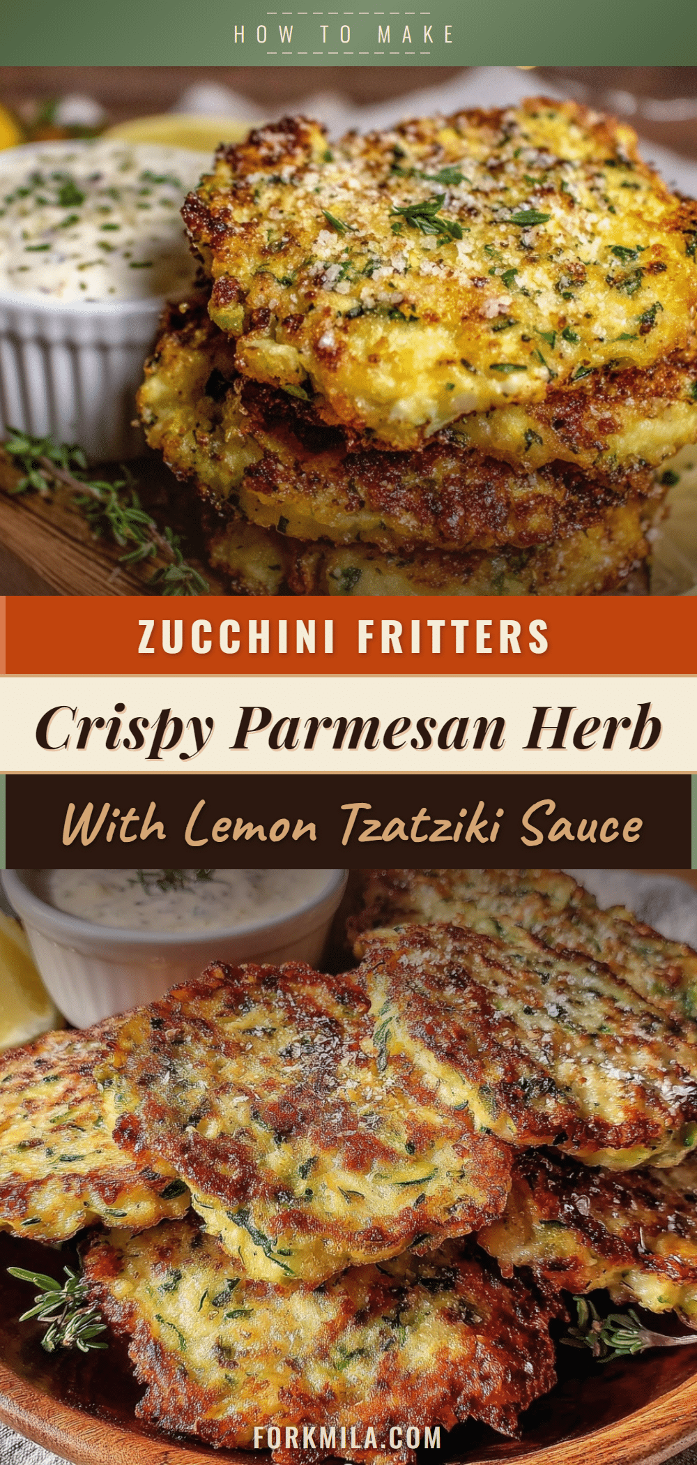 crispy parmesan herb zucchini fritters recipe