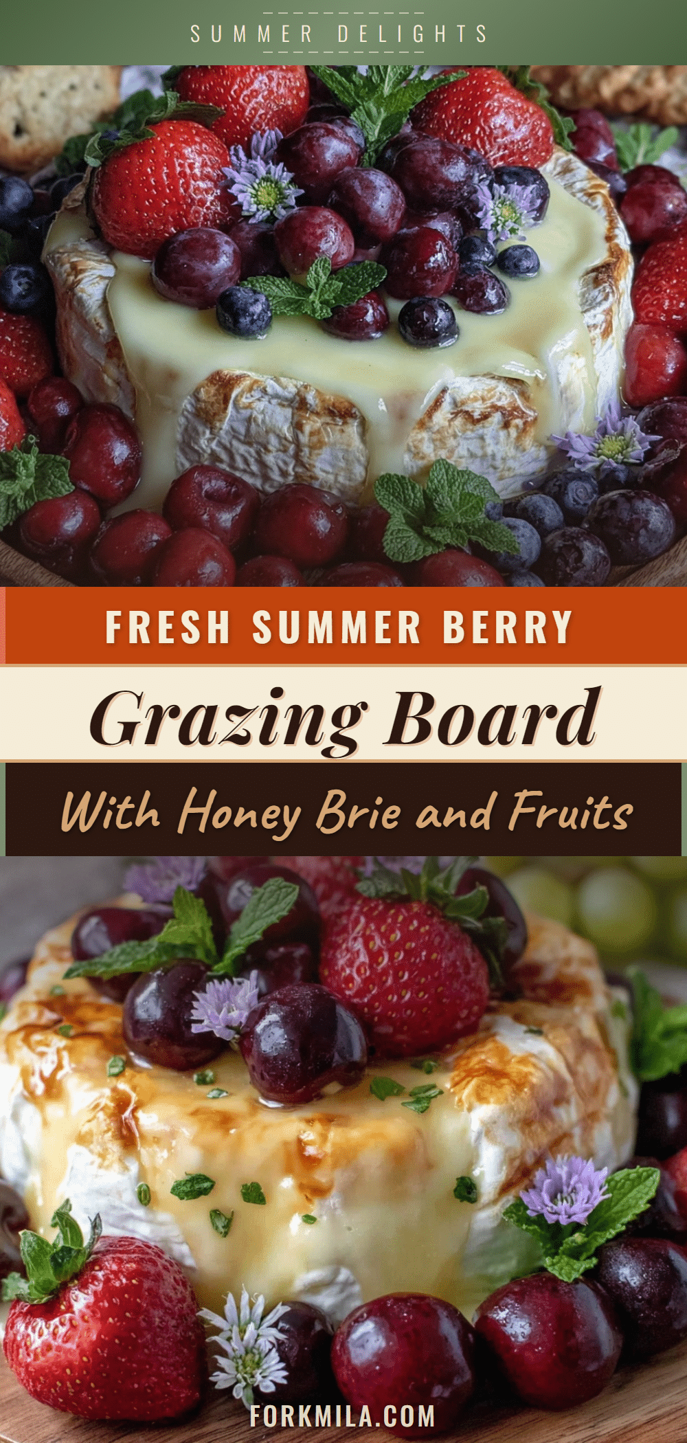 fresh summer berry grazing board recipe