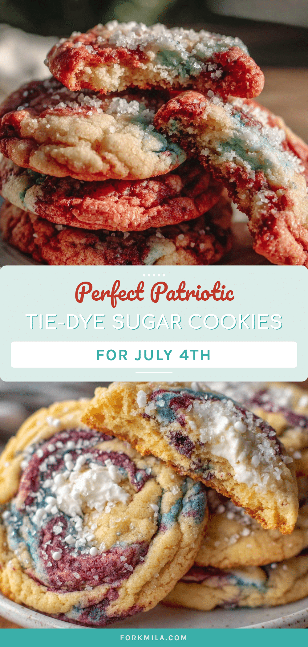 patriotic tie-dye sugar cookies recipe