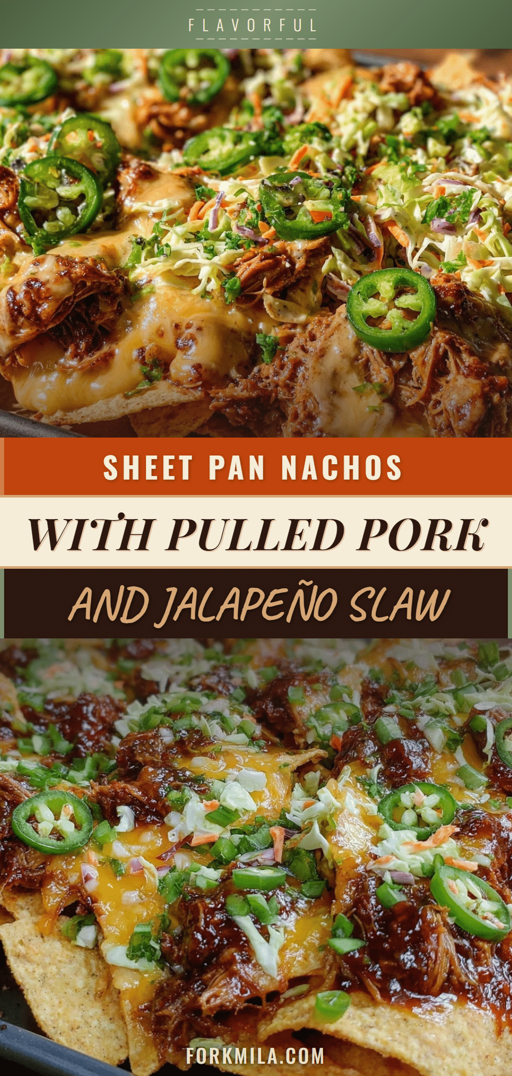 Sheet Pan Nachos with Pulled Pork recipe
