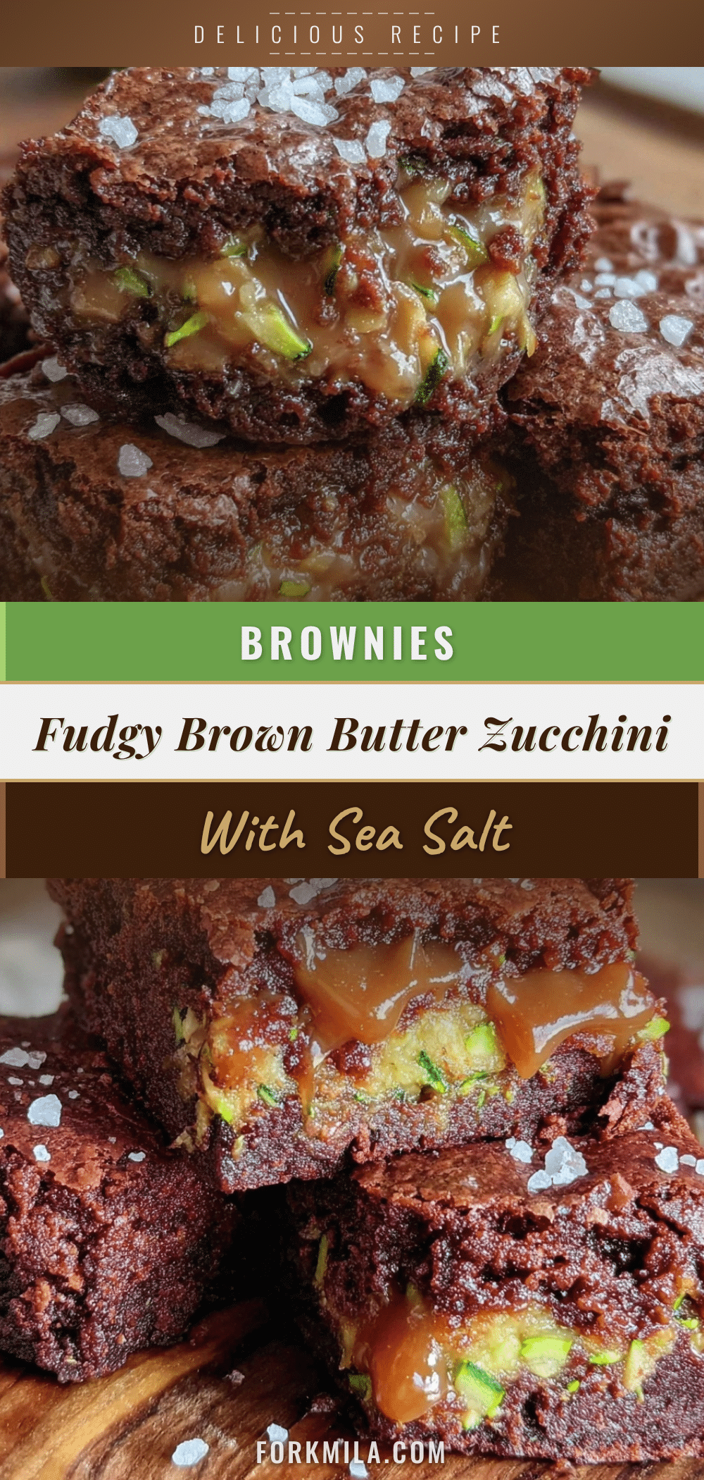 brown butter zucchini brownies recipe