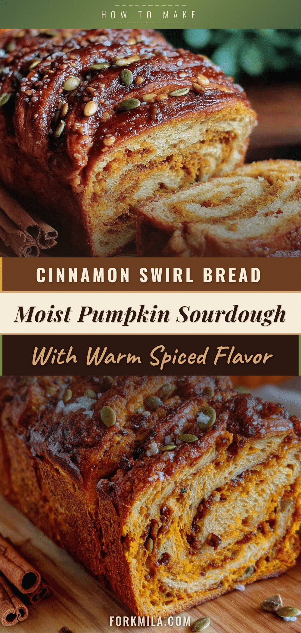 cozy pumpkin sourdough bread recipe