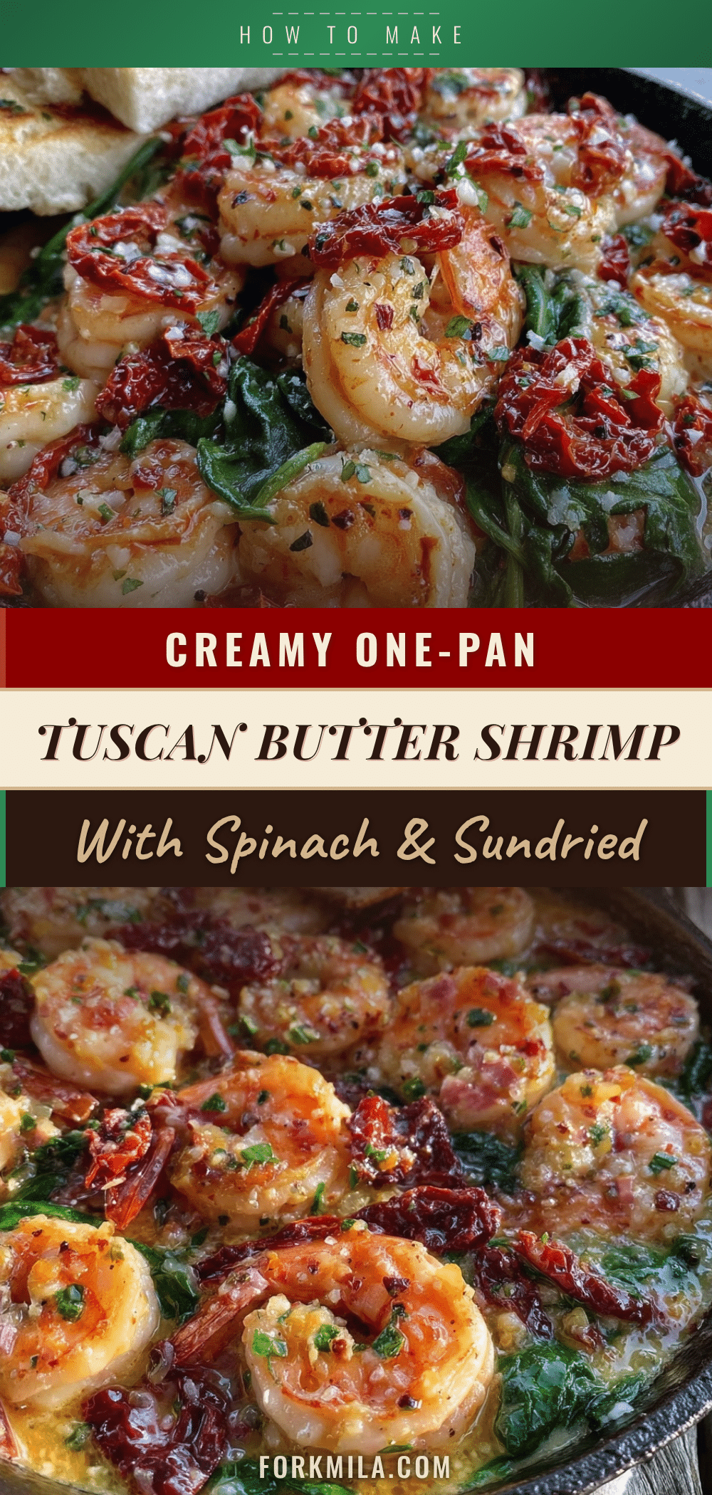 creamy one-pan tuscan butter shrimp recipe
