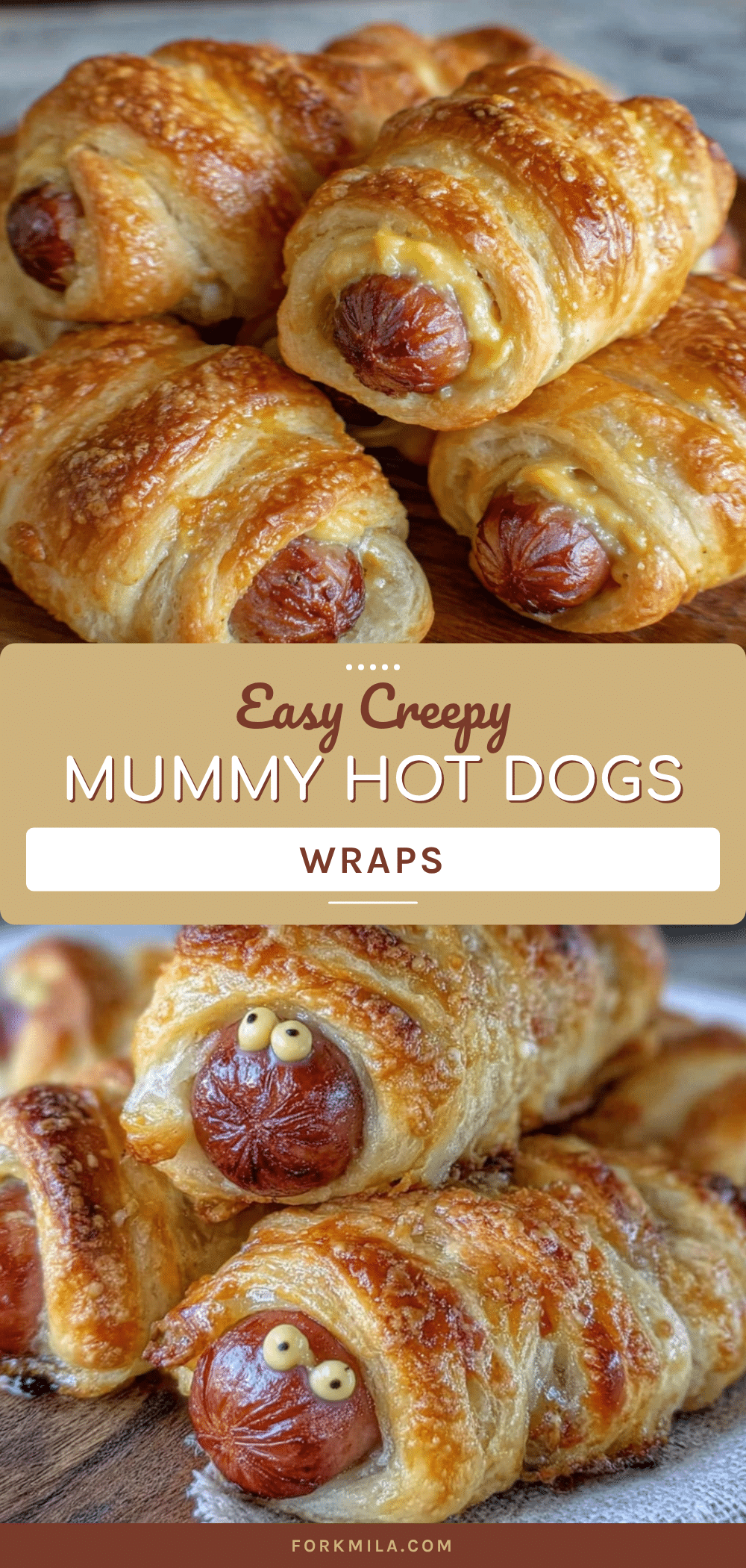 easy mummy hot dogs recipe