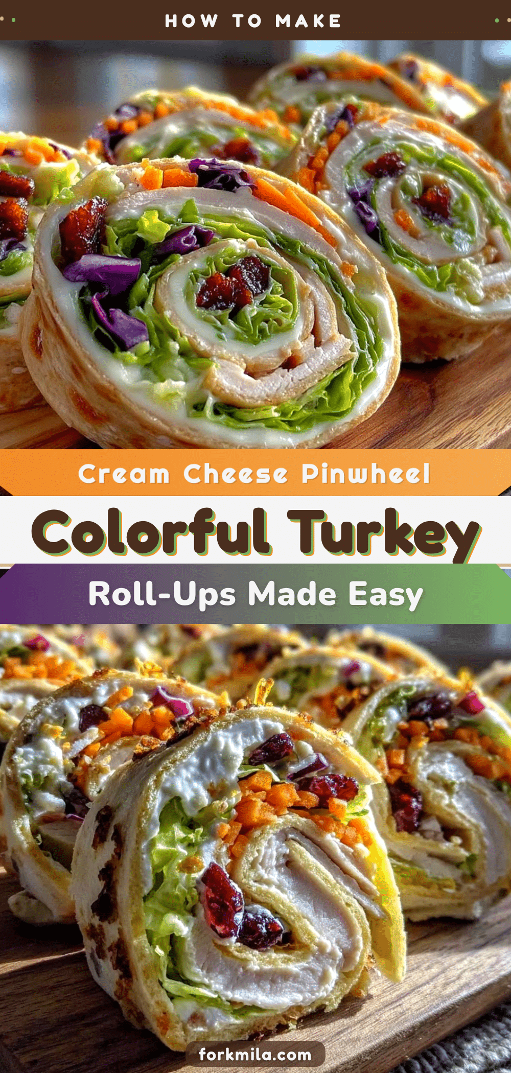 Fresh Rainbow Pinwheel Sandwich Roll-Ups recipe