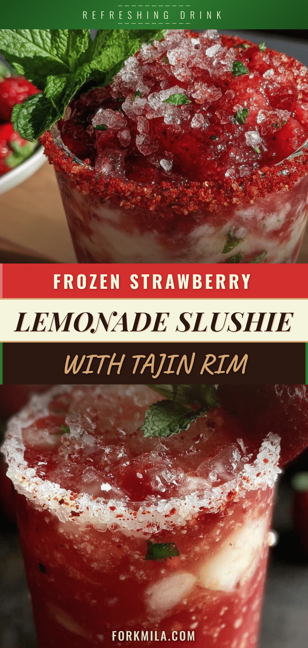 frozen strawberry lemonade slushie recipe
