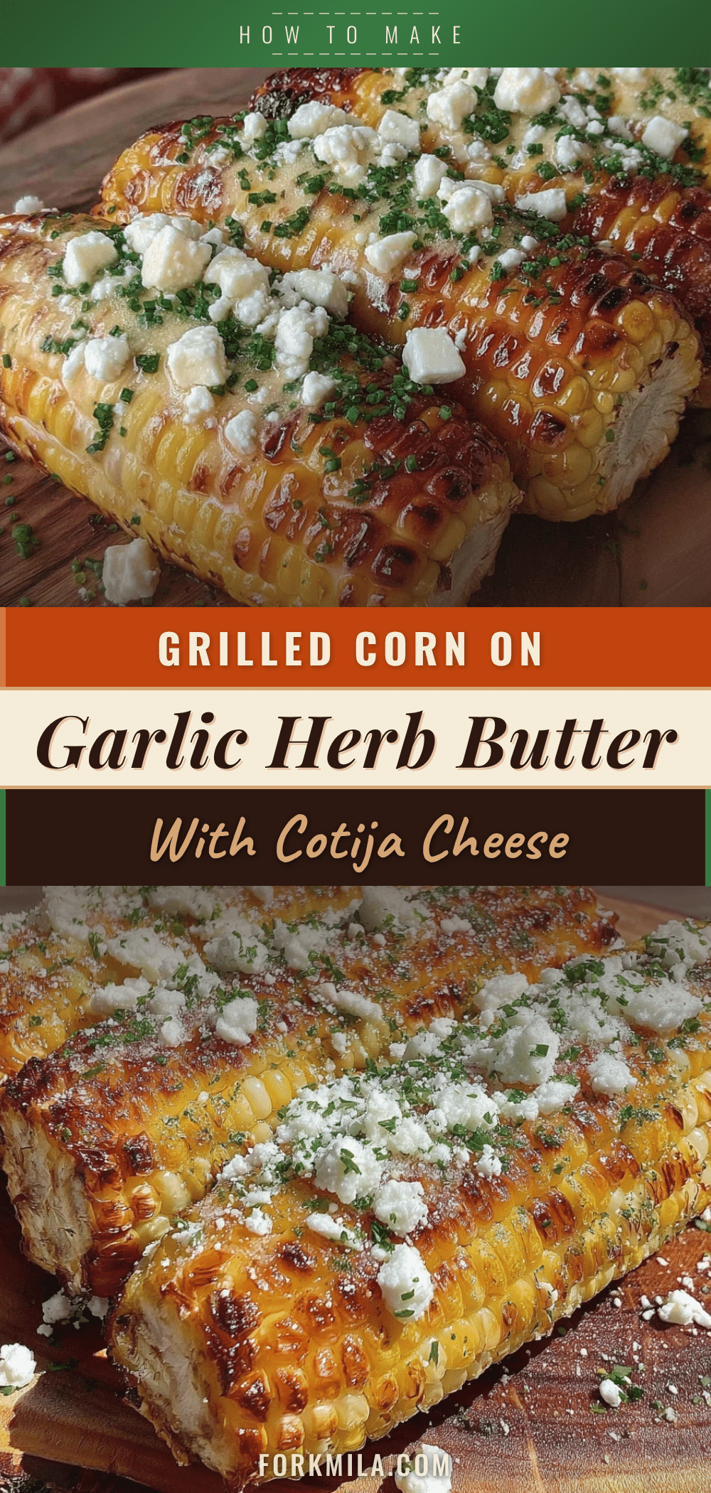 garlic herb butter grilled corn recipe
