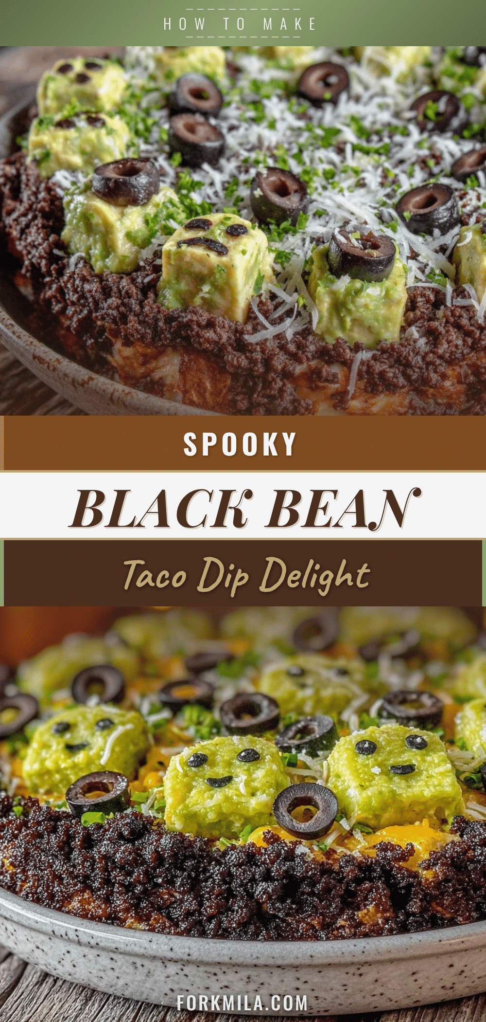 graveyard taco dip recipe