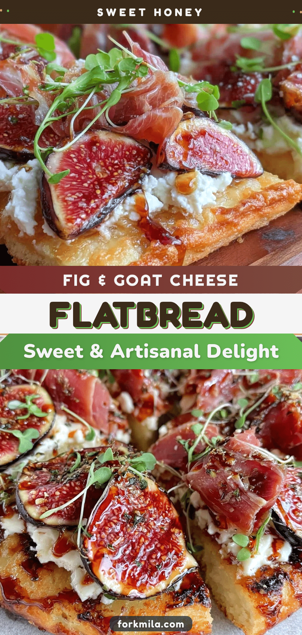honey balsamic fig and goat cheese flatbread recipe