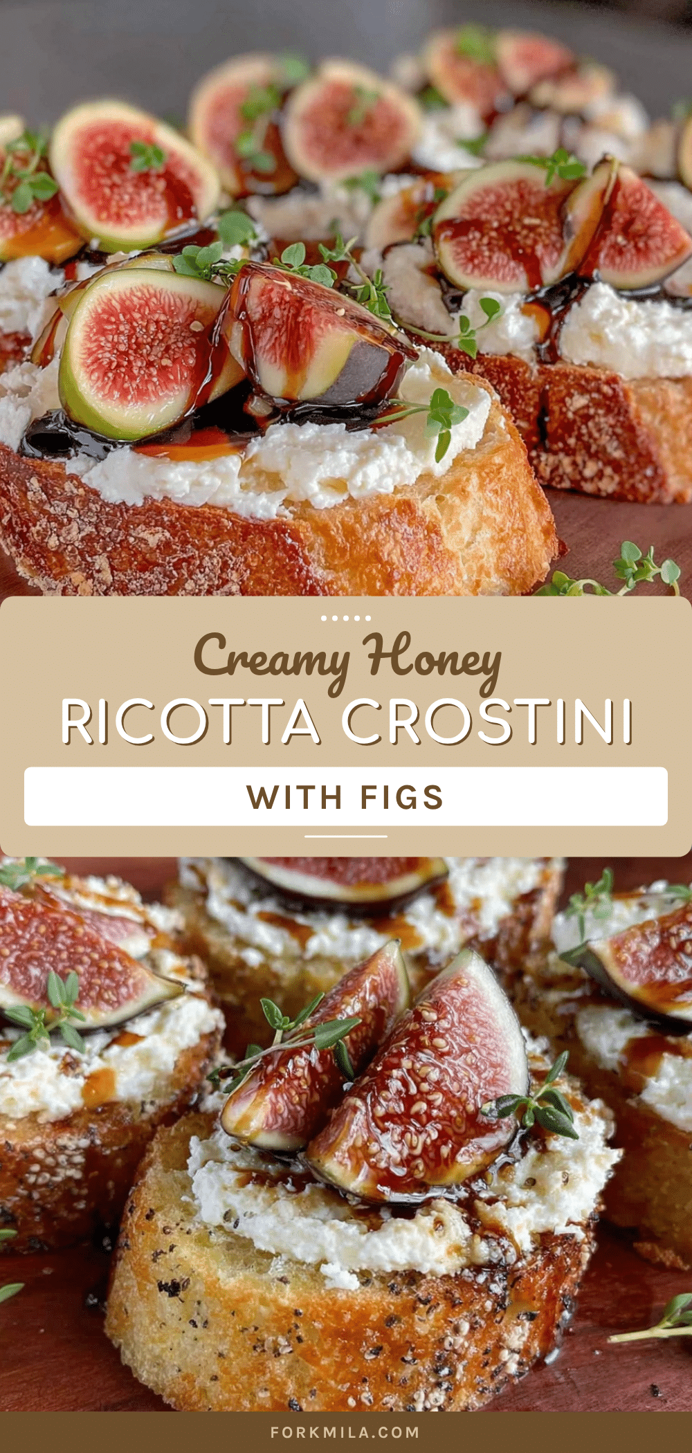honey ricotta crostini recipe
