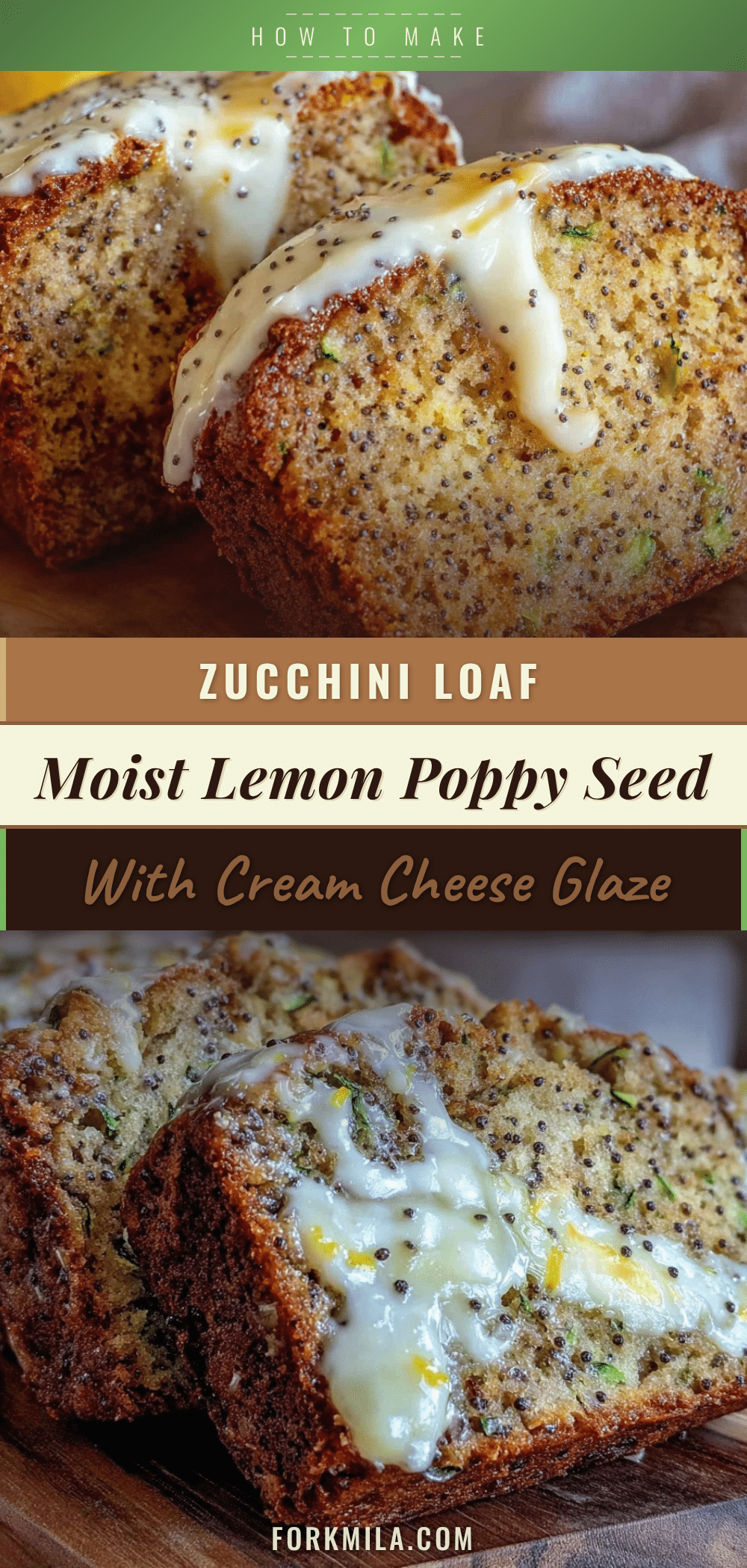 lemon poppy seed zucchini loaf recipe