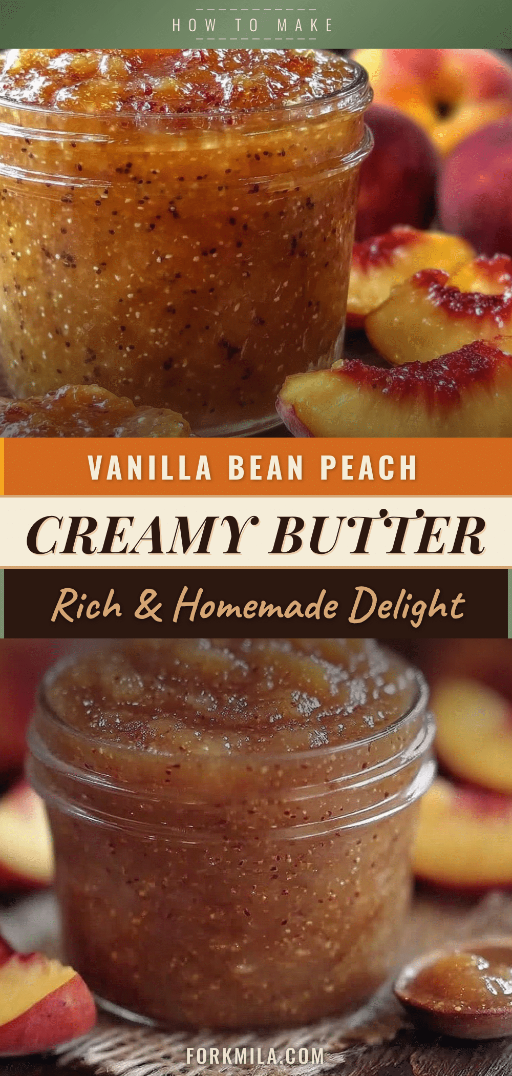peach butter with vanilla bean recipe