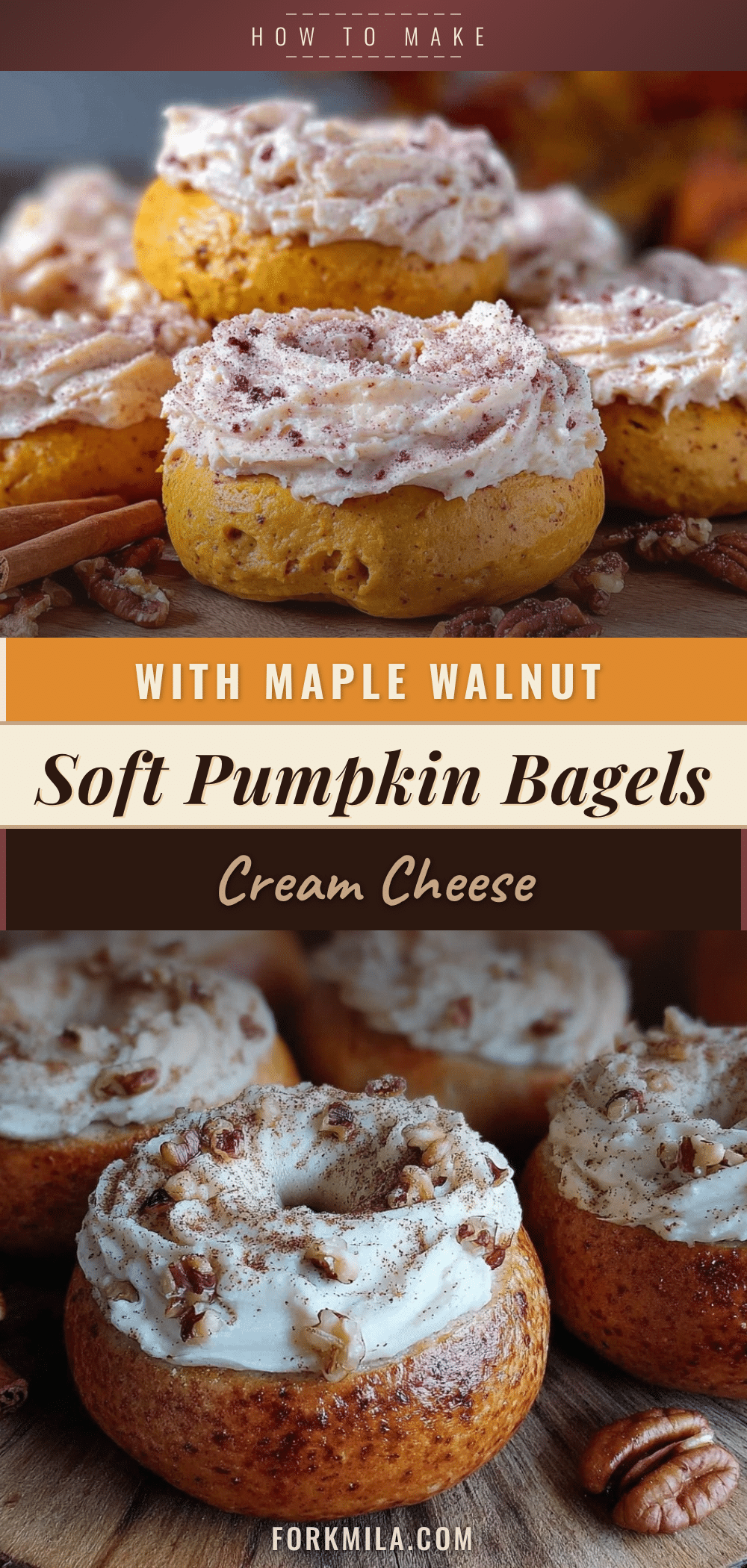pumpkin bagels recipe