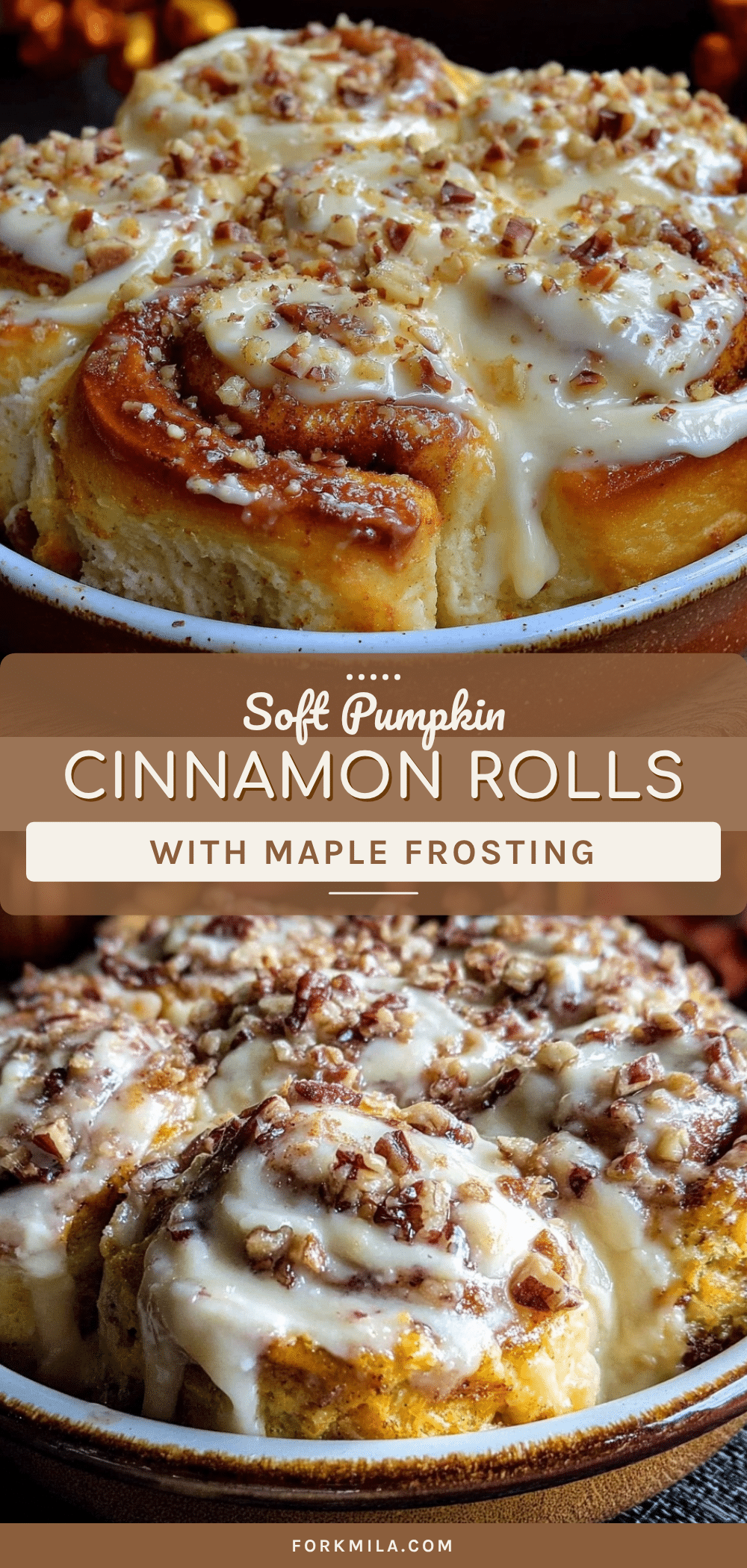 pumpkin cinnamon rolls recipe