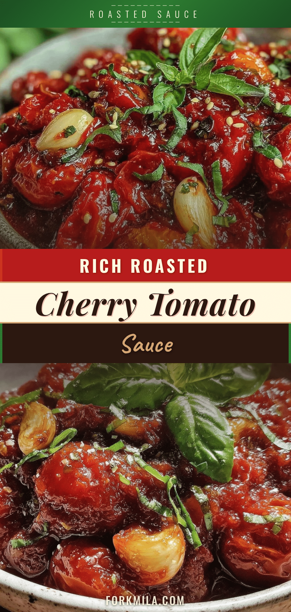 roasted cherry tomato sauce recipe