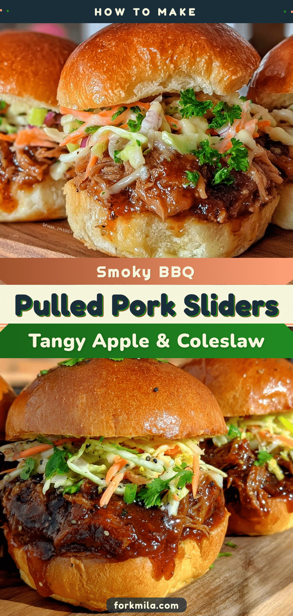 smoked BBQ pulled pork sliders recipe