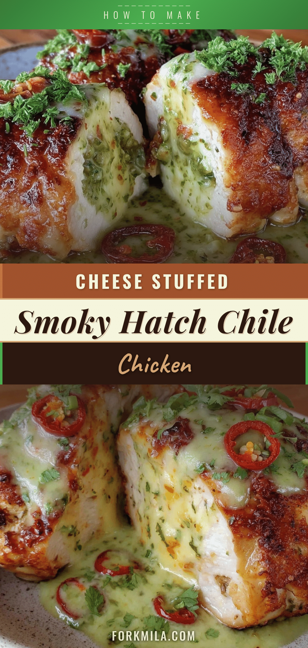 smothered hatch chile cheese stuffed chicken breast recipe