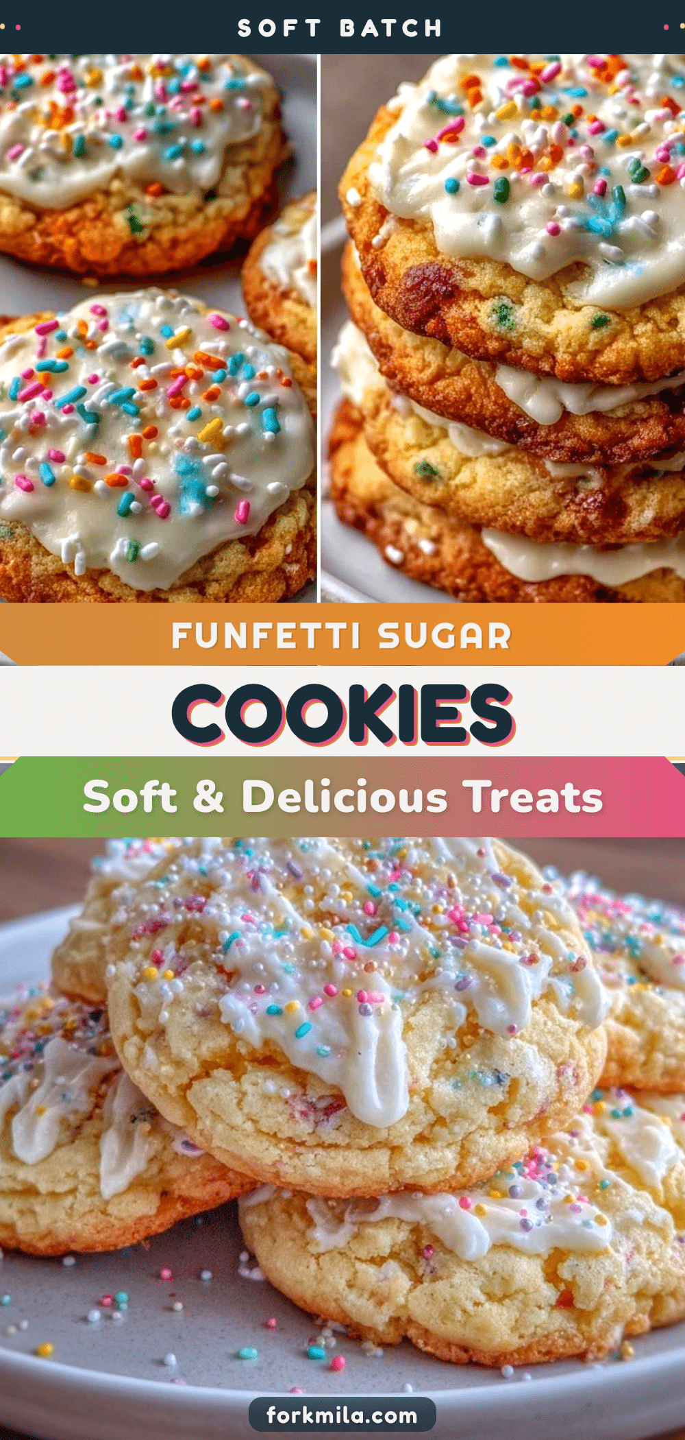 soft batch funfetti sugar cookies recipe