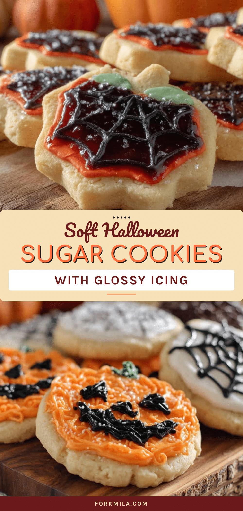 Soft Halloween Sugar Cookies recipe