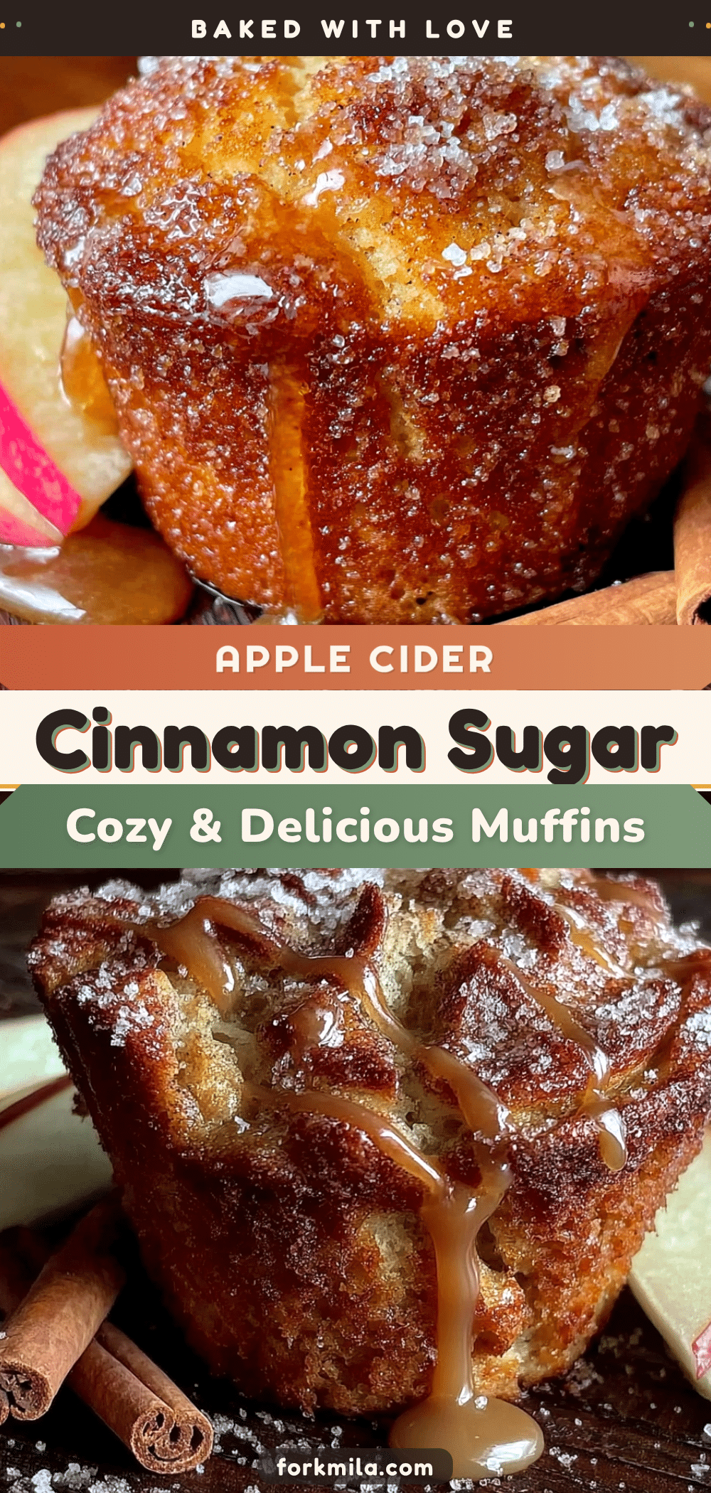 apple cider donut muffins recipe