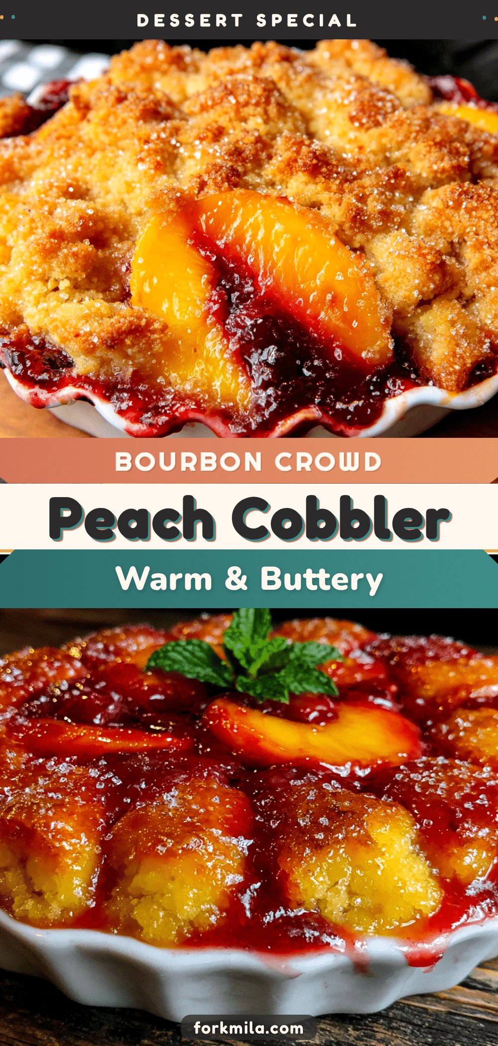 bourbon peach cobbler recipe