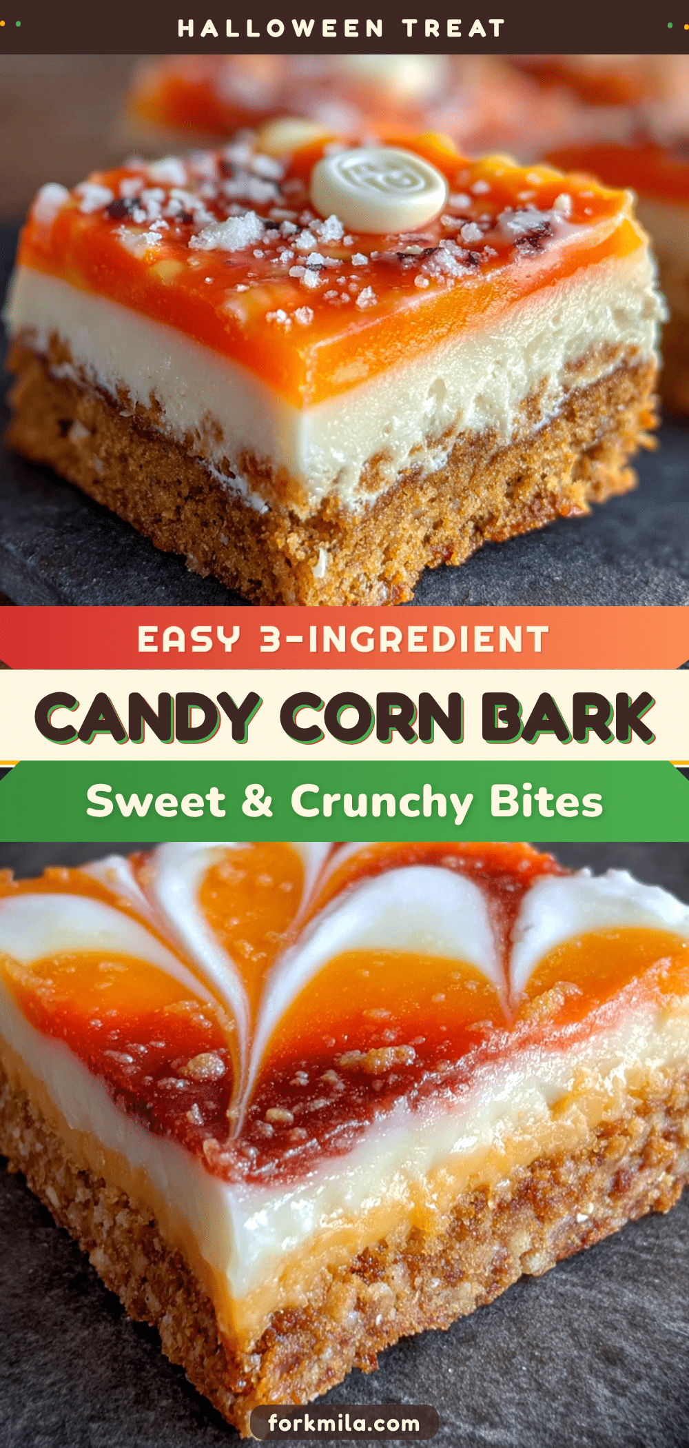 candy corn sugar cookie bark recipe