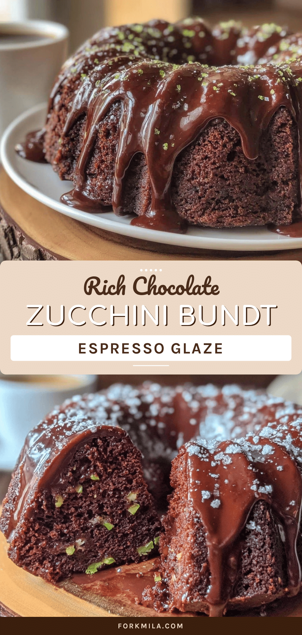 chocolate zucchini bundt cake recipe
