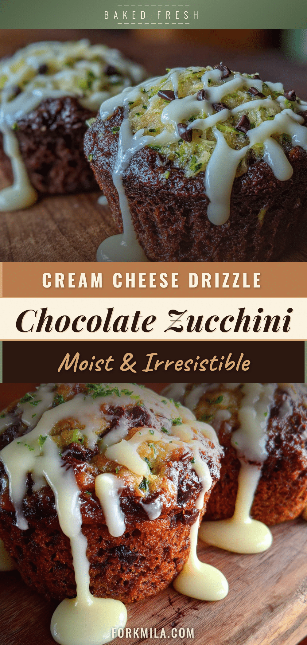 chocolate zucchini muffins recipe