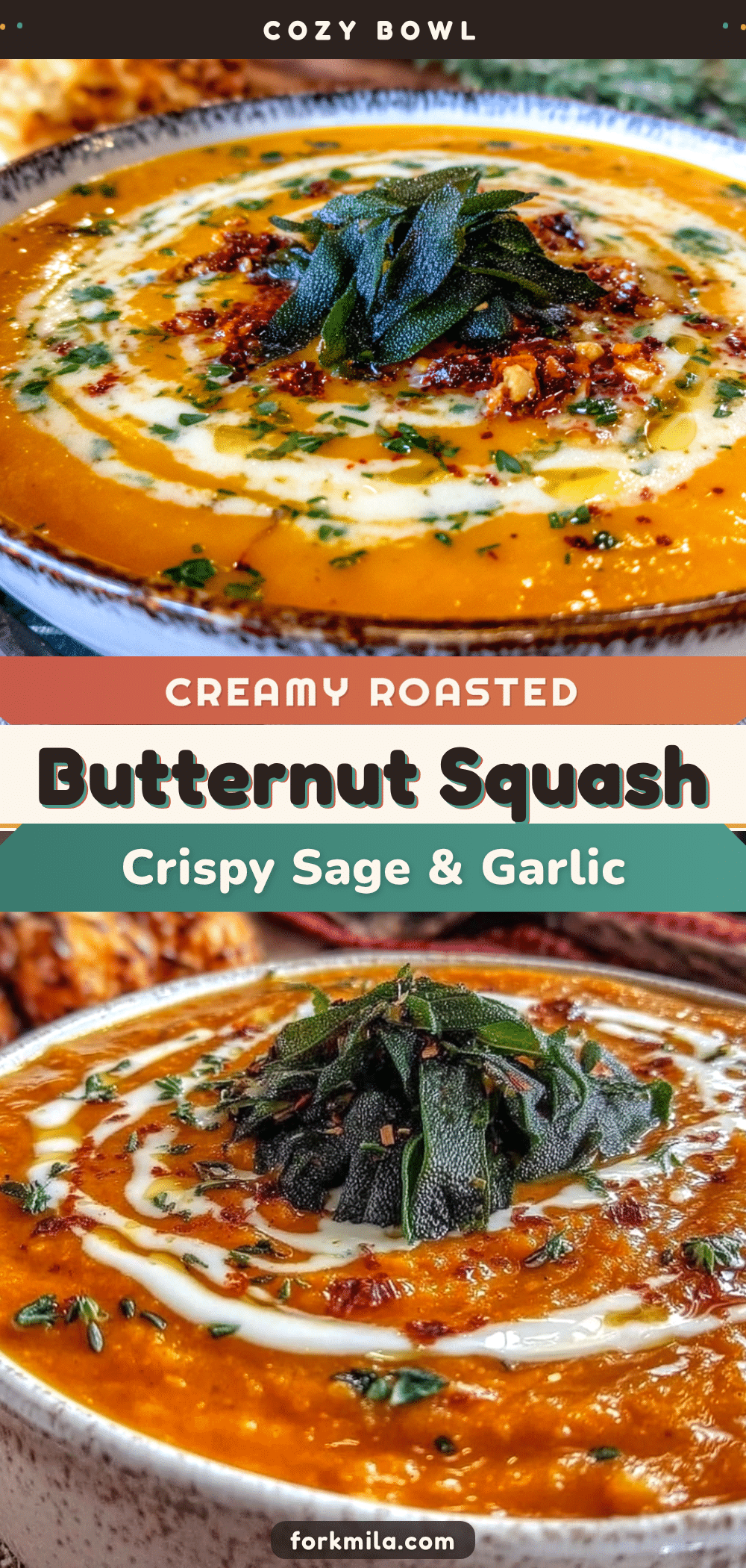 creamy roasted butternut squash soup recipe