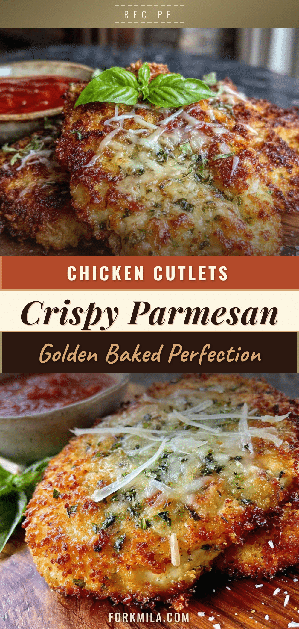 crispy baked parmesan chicken cutlets recipe