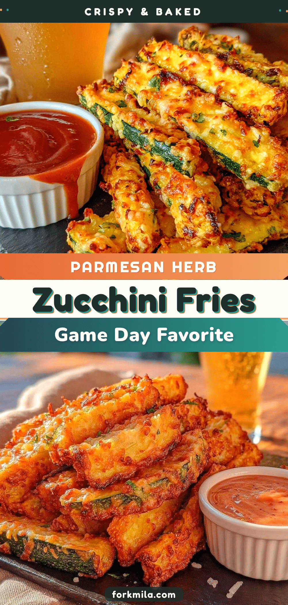 crispy baked parmesan zucchini fries recipe