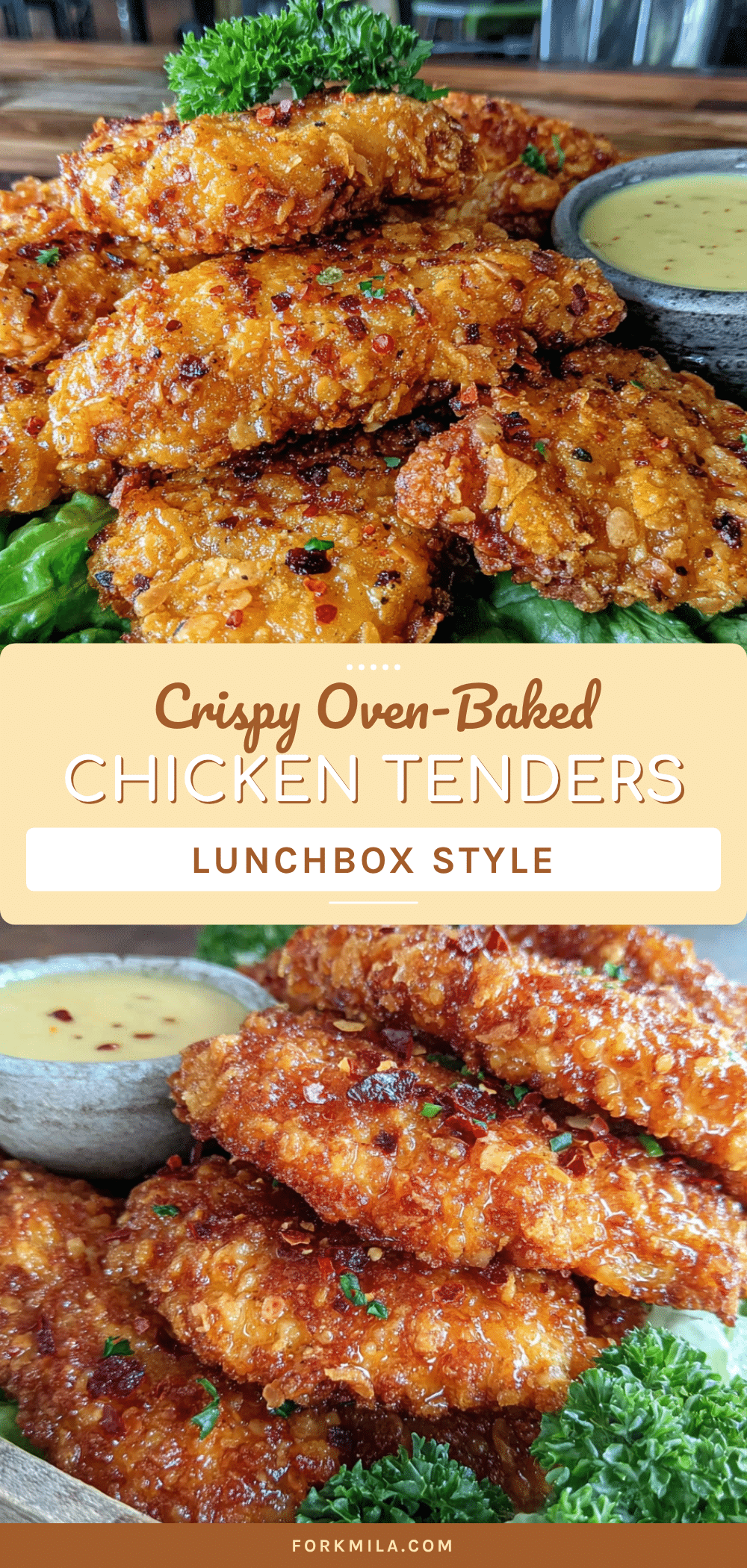 crispy oven-baked chicken tenders recipe