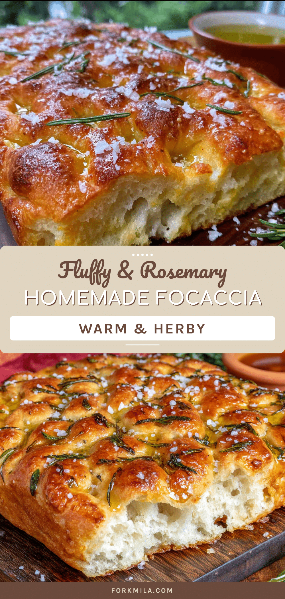 fluffy sourdough focaccia with rosemary recipe
