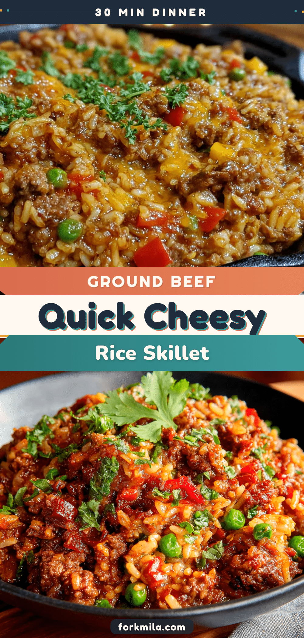 ground beef and rice skillet recipe