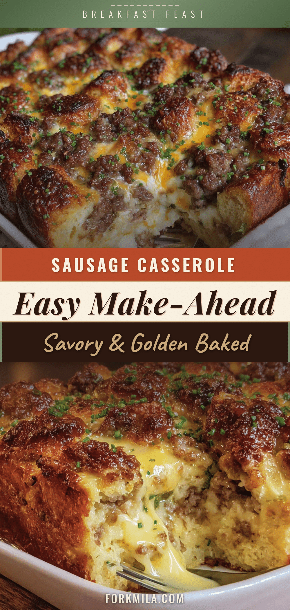 make-ahead breakfast casserole with sausage recipe