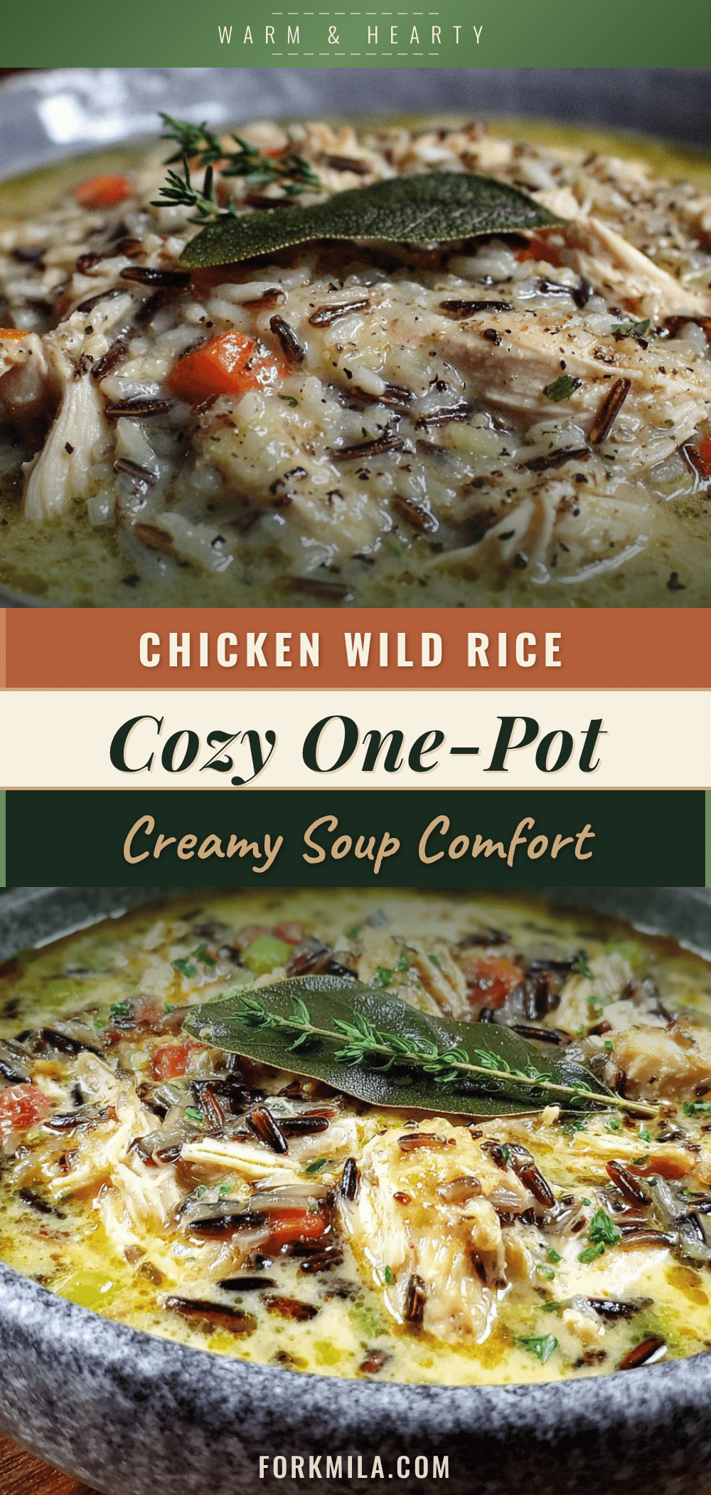 one-pot chicken and wild rice soup recipe