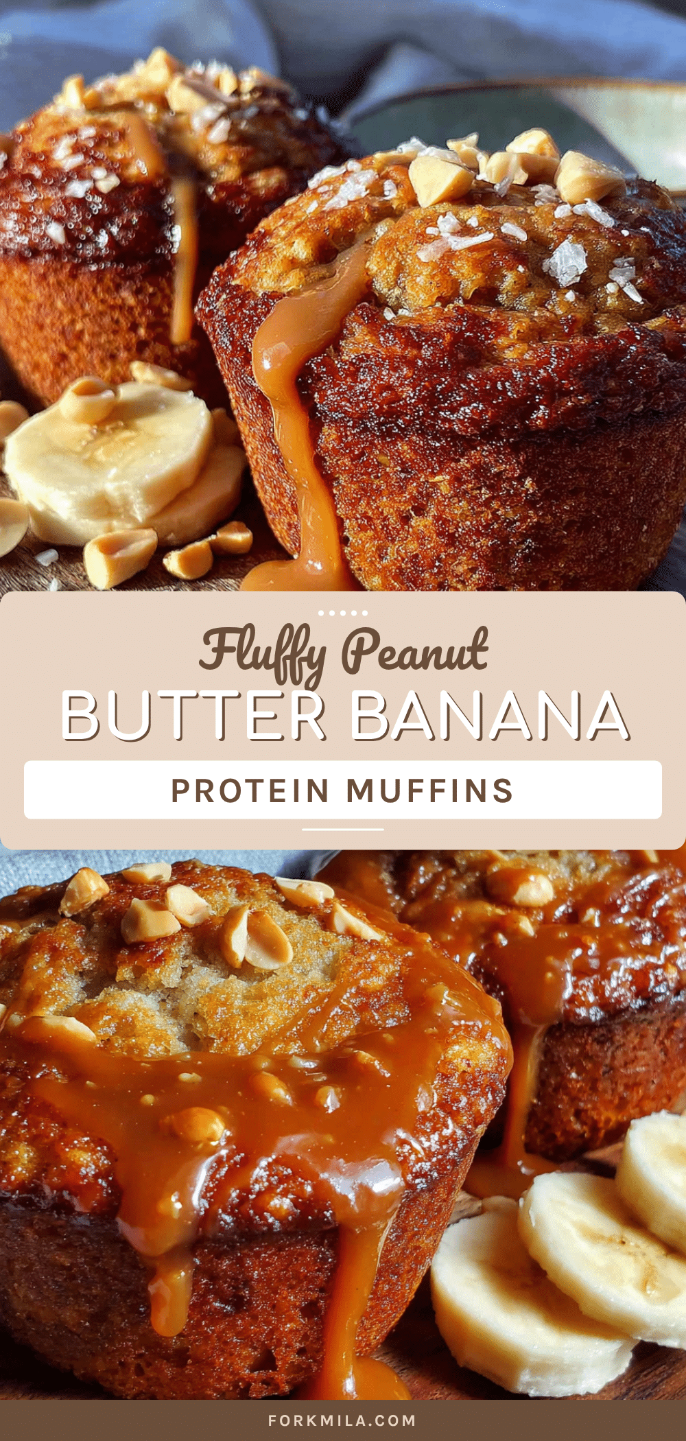 peanut butter banana protein muffins recipe