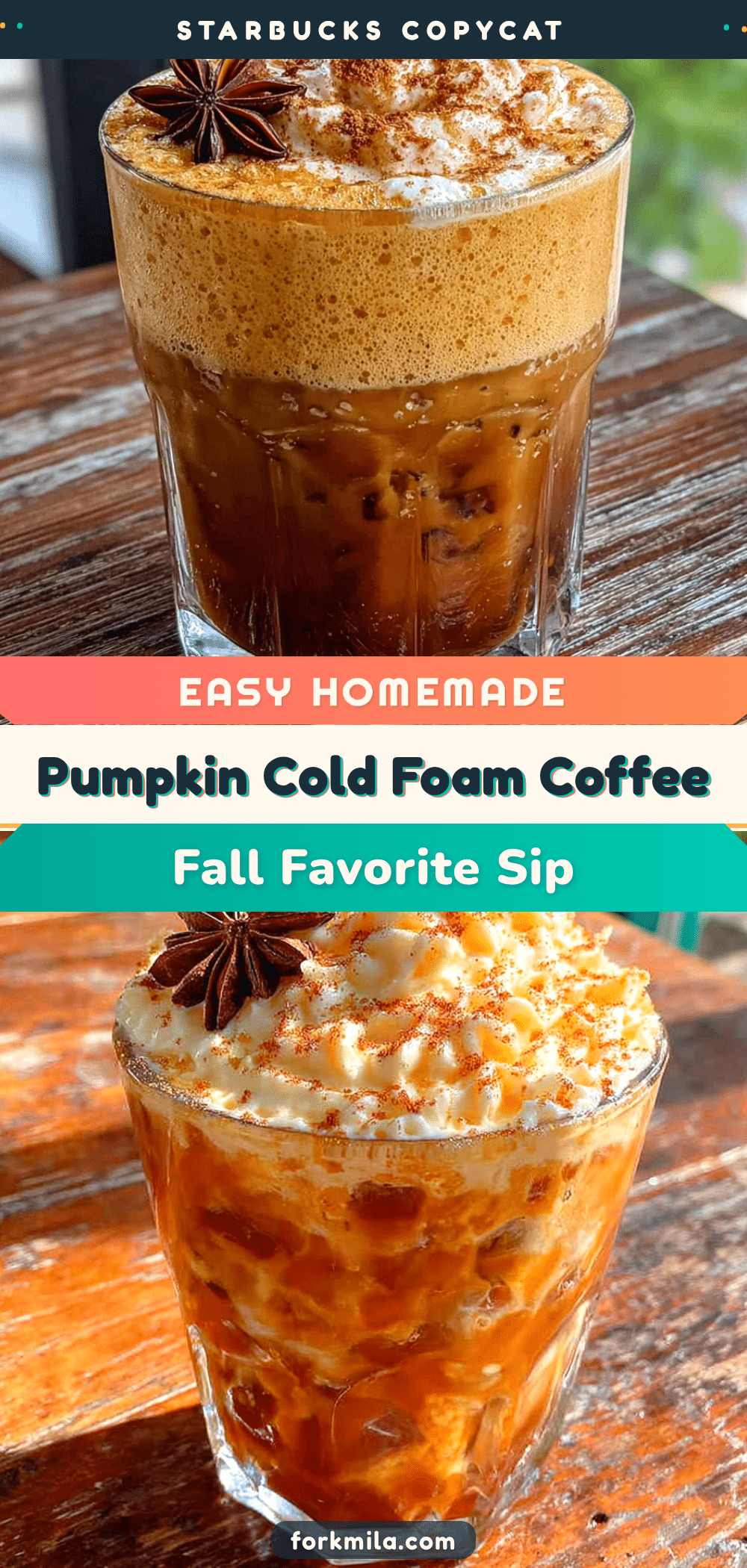 pumpkin cold foam coffee recipe