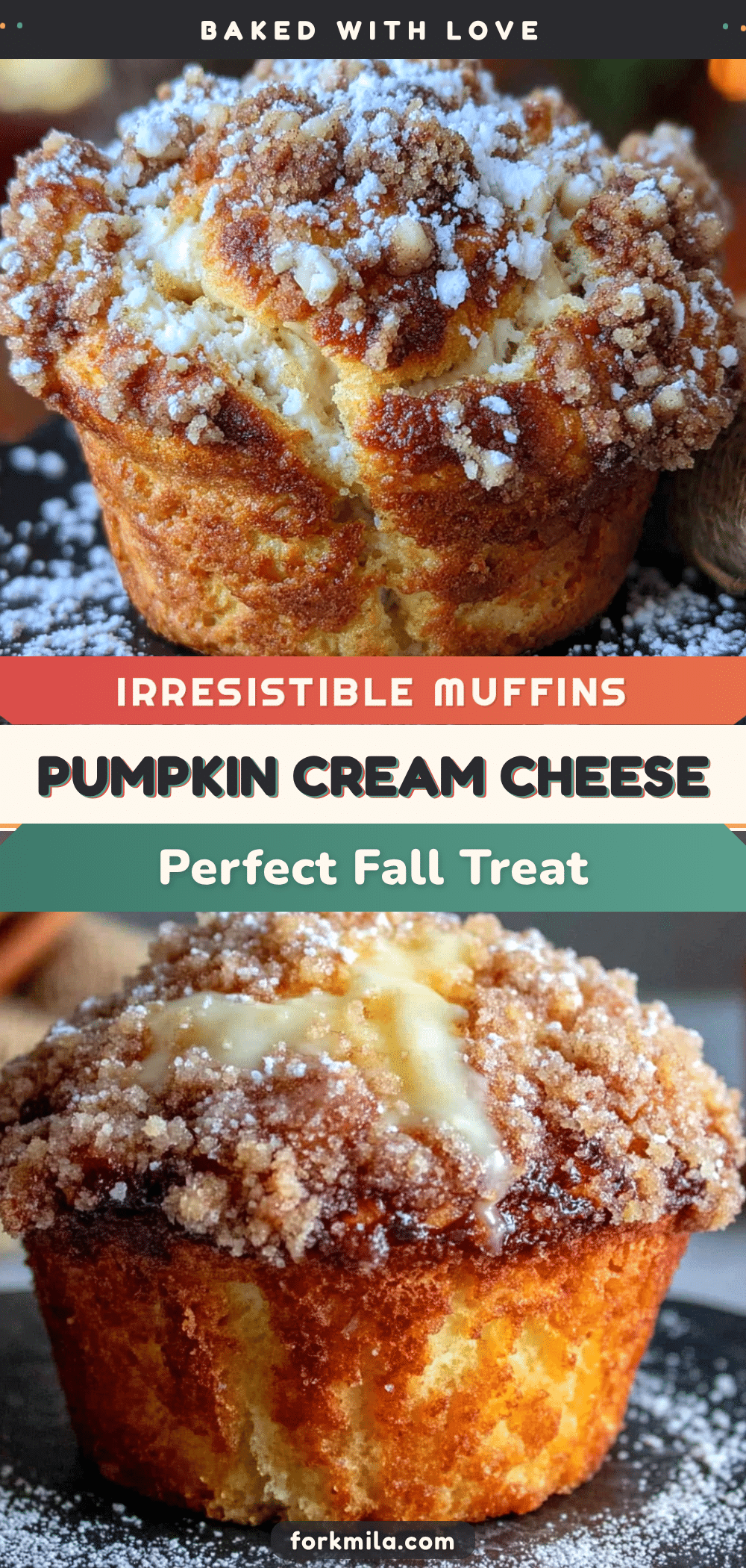 pumpkin cream cheese muffins recipe