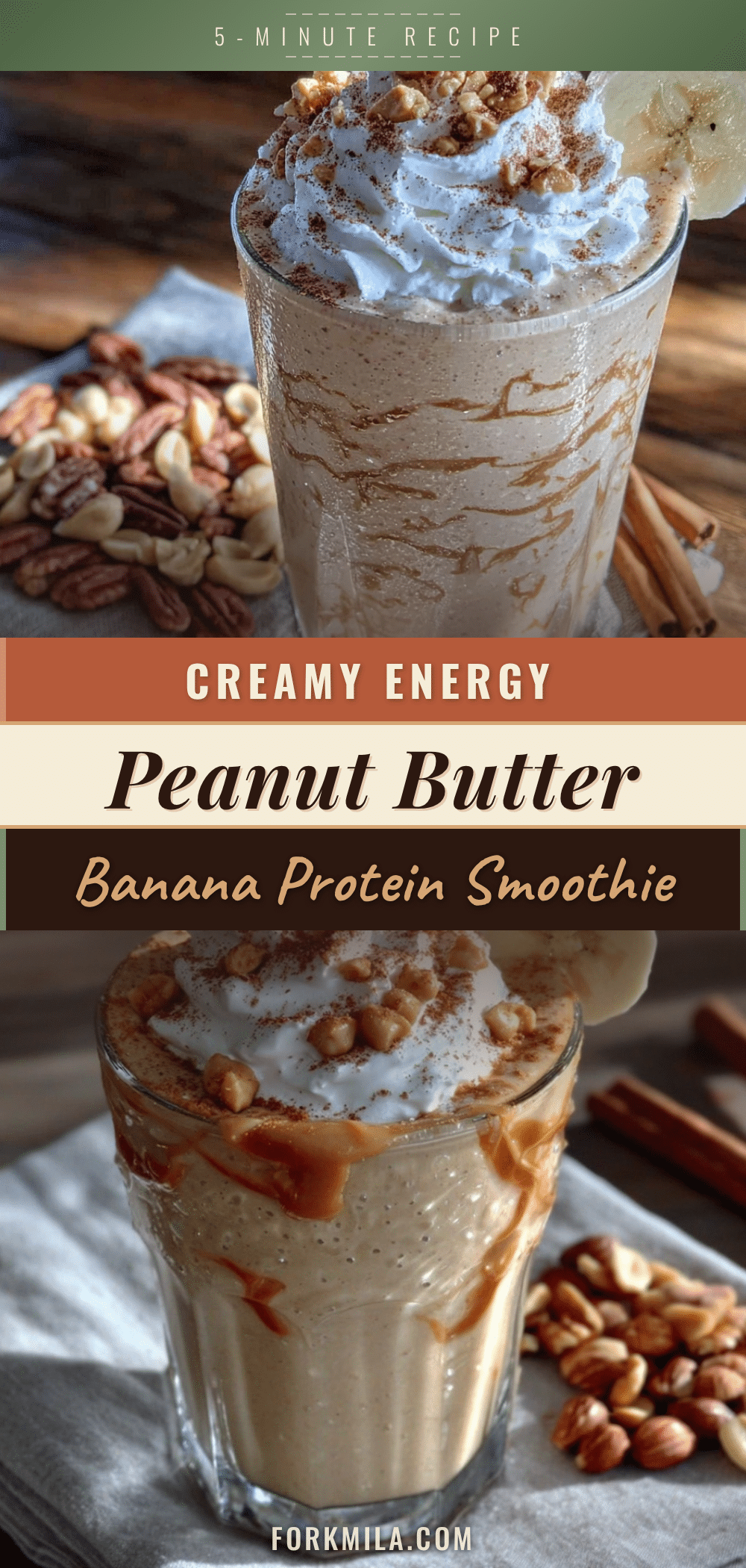 quick peanut butter banana protein smoothie recipe