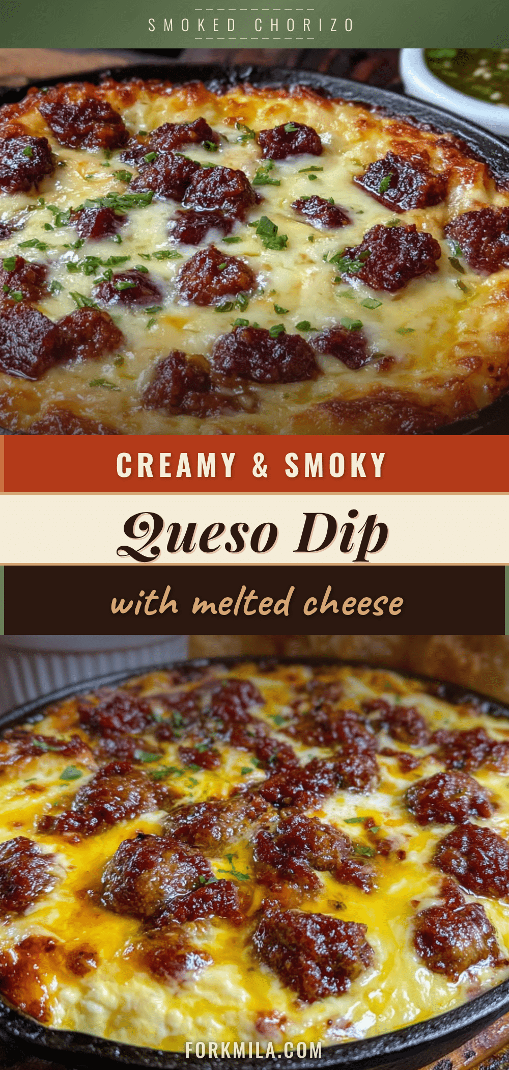 smoked queso dip with chorizo recipe