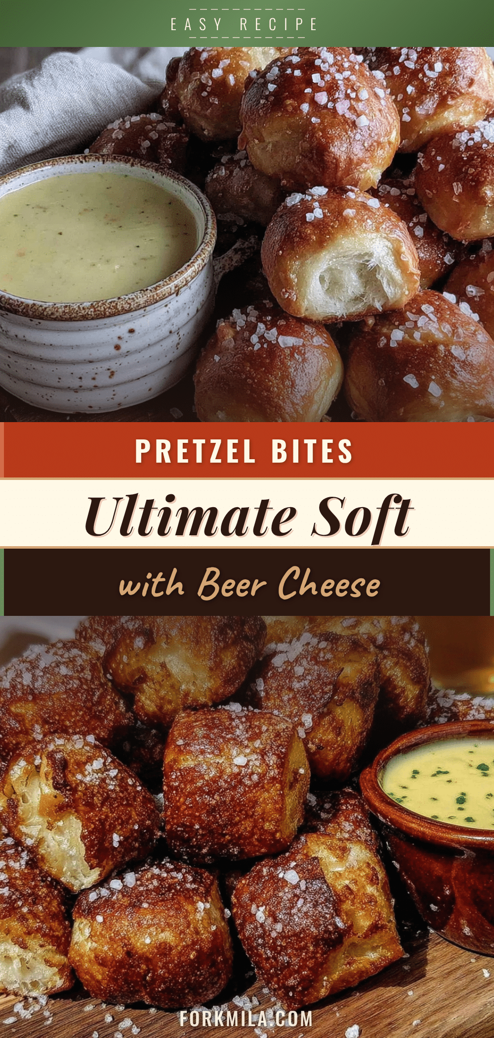 soft pretzel bites recipe