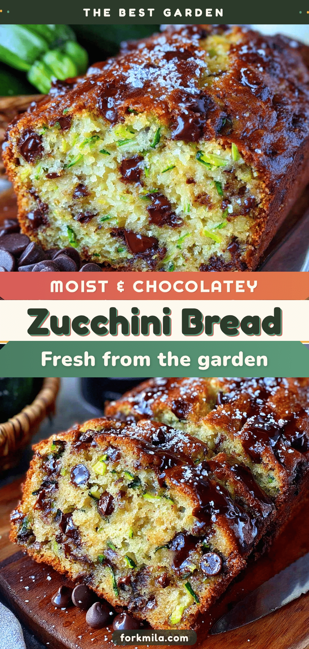 zucchini chocolate chip bread recipe