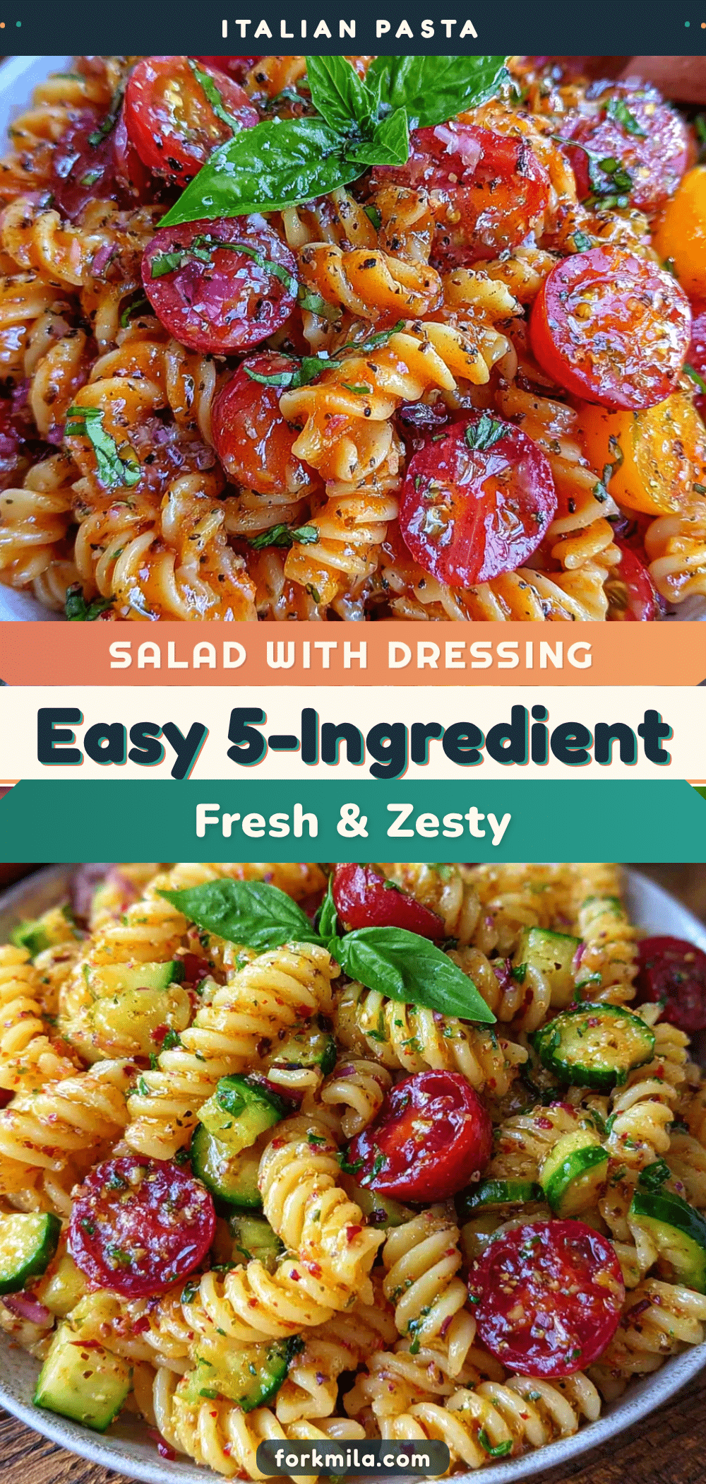 best easy 5-ingredient pasta salad with italian dressing recipe