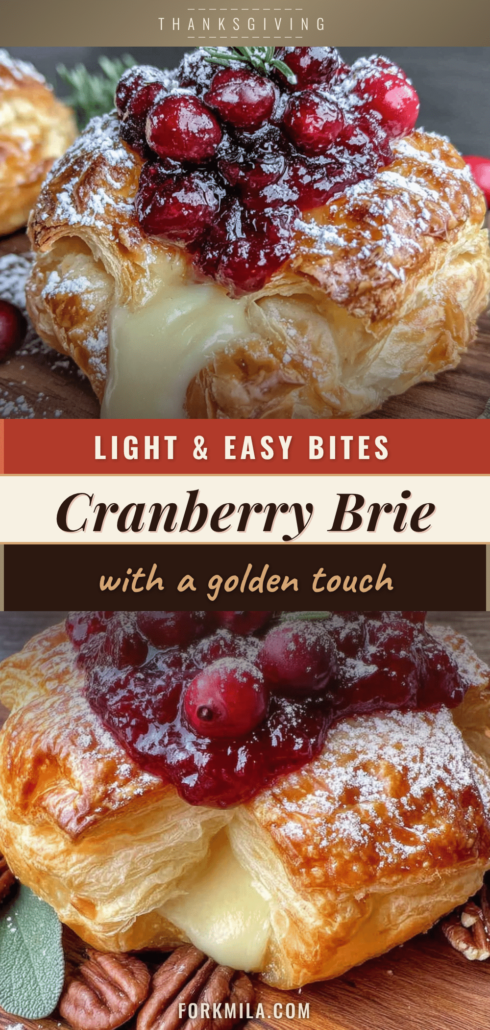 cranberry brie bites recipe
