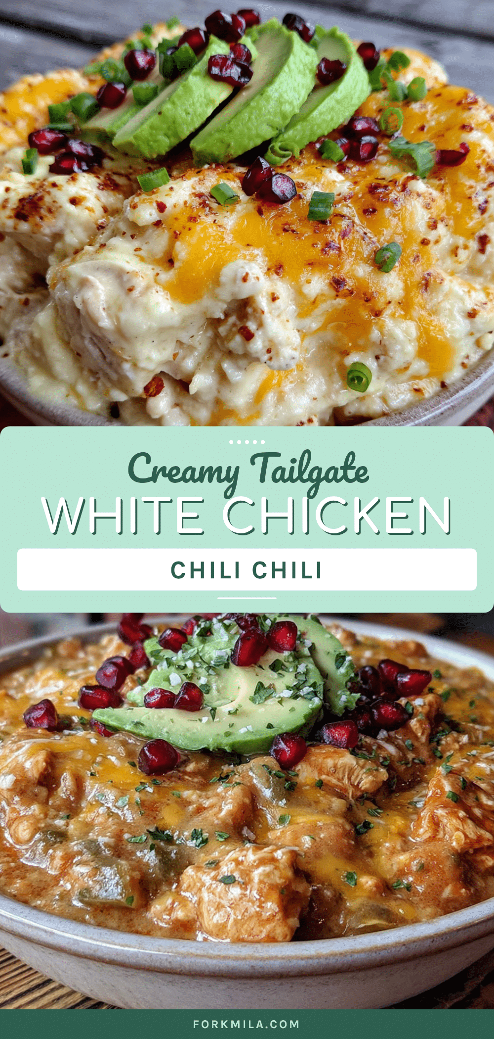 creamy slow cooker white chicken chili recipe