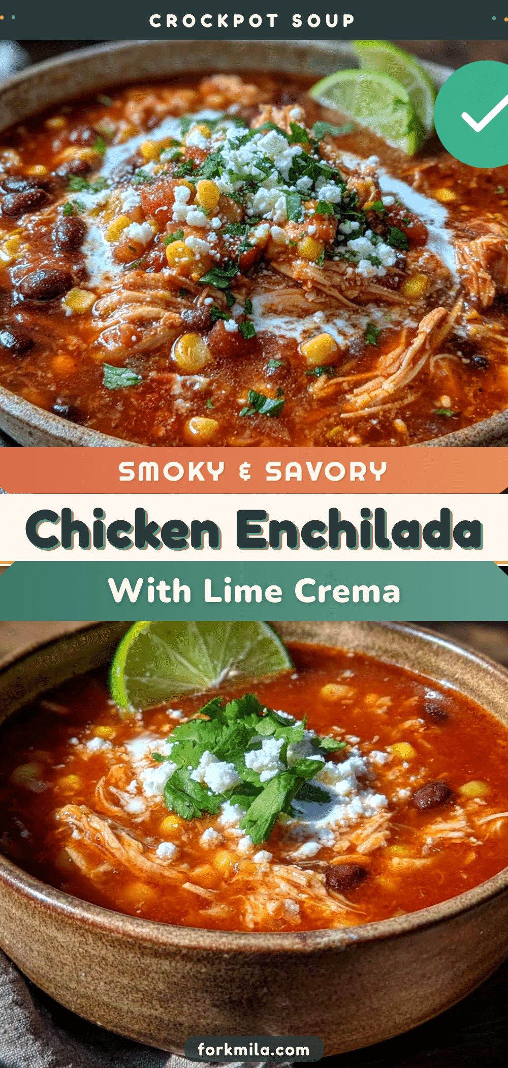 crockpot chicken enchilada soup recipe