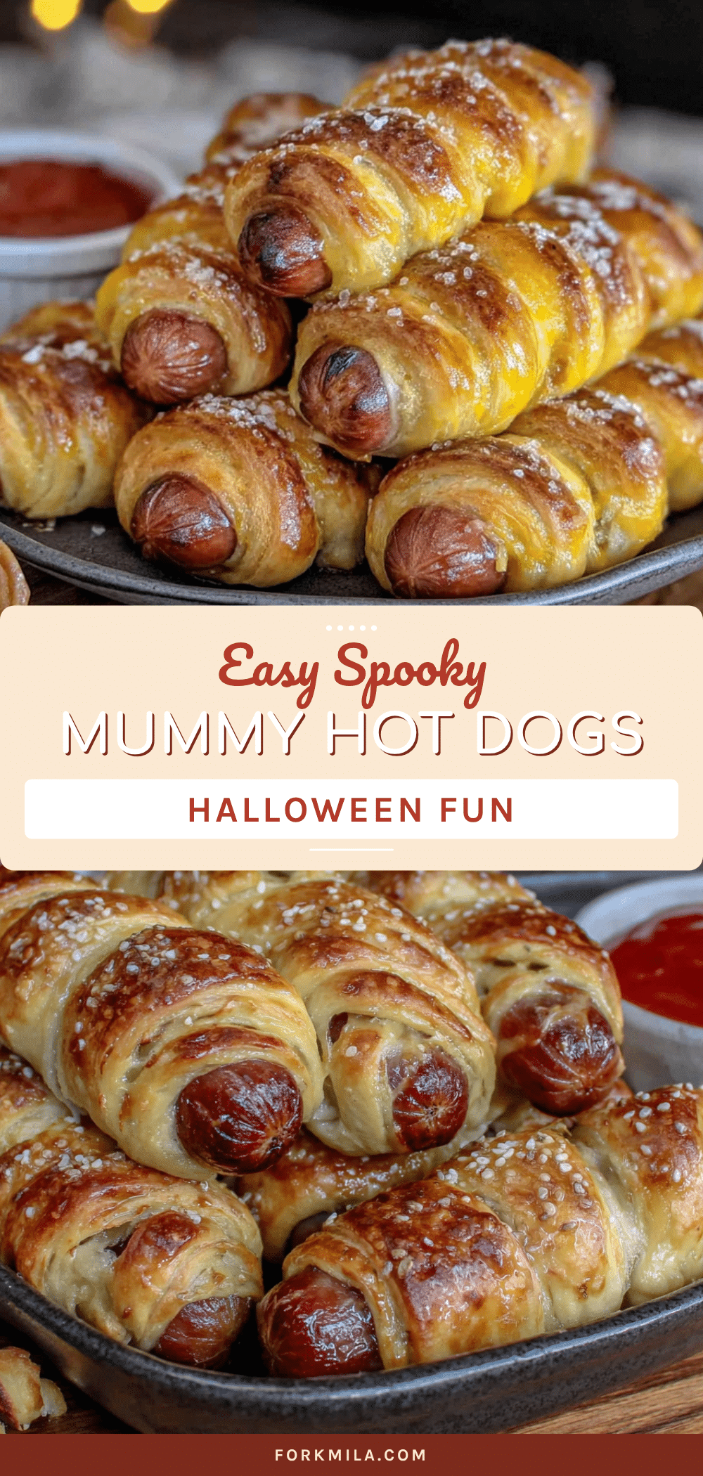 easy mummy hot dogs recipe