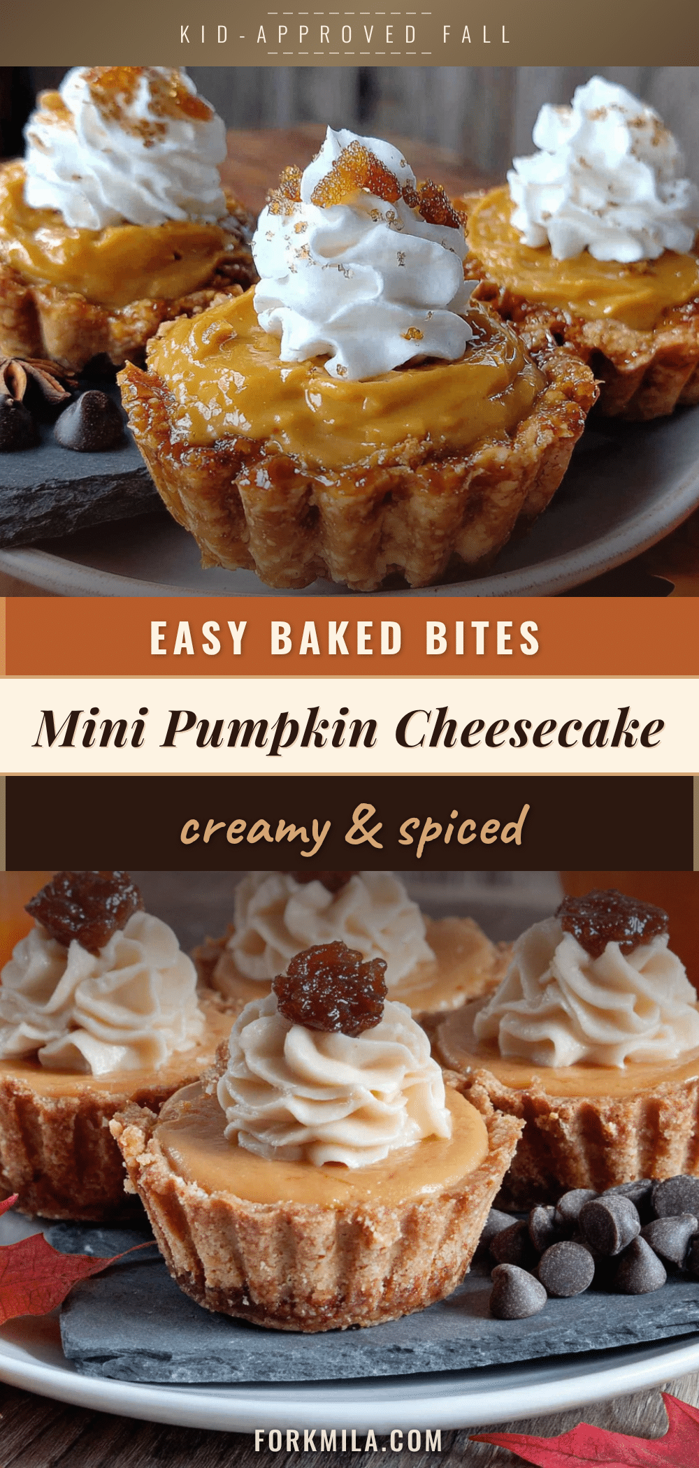 mini pumpkin cheesecake bites recipe